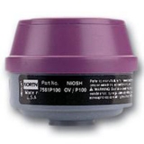 North® Organic Vapors/P100 Respirator Cartridges